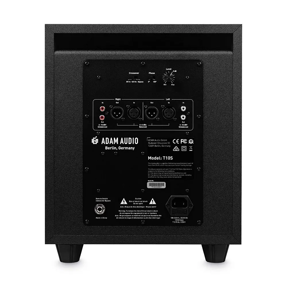 ADAM Audio T10S 10 Inç Aktif Subwoofer ADAM Audio T10S 10 Inç Aktif Subwoofer