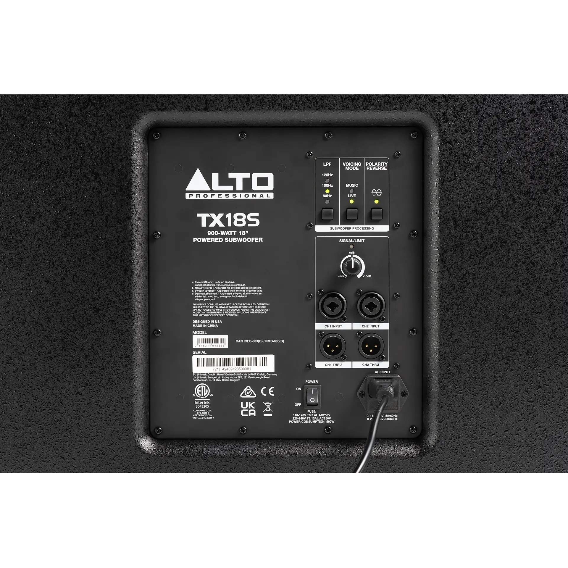 Alto Professional TX18S Aktif Subwoofer Alto Professional TX18S Aktif Subwoofer