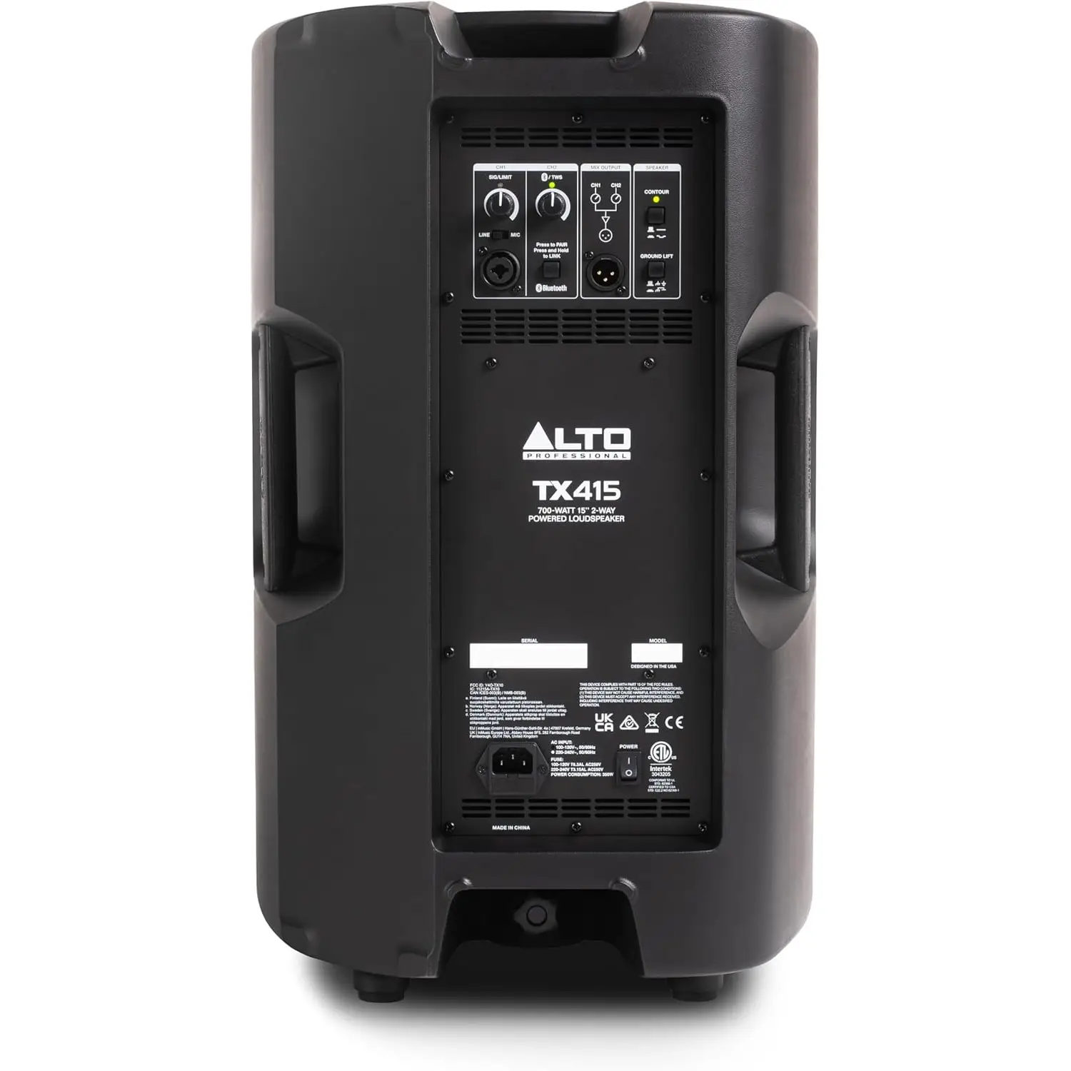 Alto Professional TX415 15" 700W Bluetooth Özellikli Aktif Hoparlör Alto Professional TX415 15" 700W Bluetooth Özellikli Aktif Hoparlör
