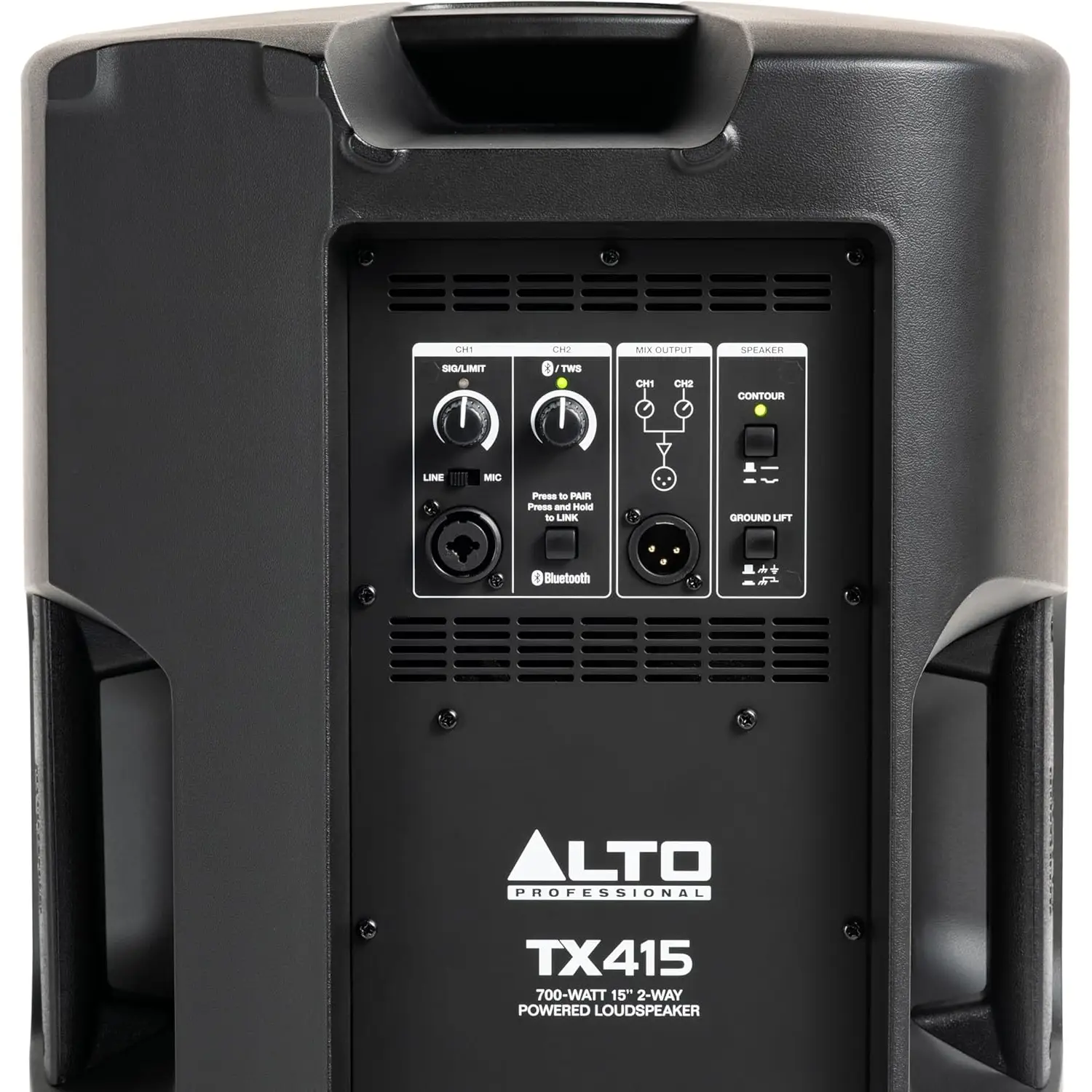 Alto Professional TX415 15" 700W Bluetooth Özellikli Aktif Hoparlör Alto Professional TX415 15" 700W Bluetooth Özellikli Aktif Hoparlör