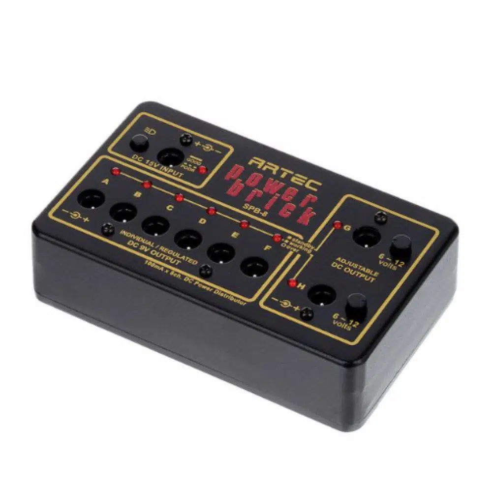 Artec CPB-8 Pedal Power 8 Çıkışlı Pedal Güç Kaynağı Artec CPB-8 Pedal Power 8 Çıkışlı Pedal Güç Kaynağı