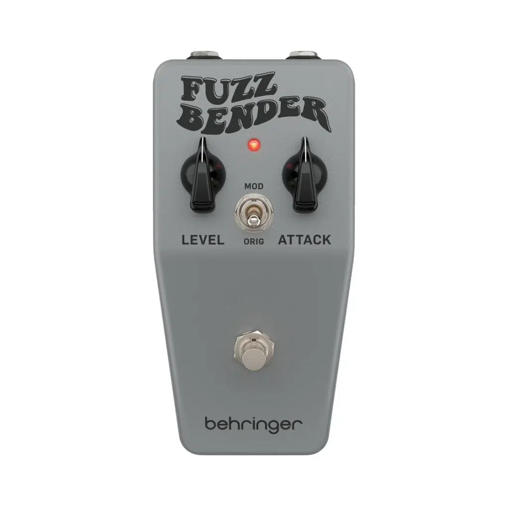 Behringer FUZZ BENDER Vintage 60s Style Fuzz Pedal with Custom Bias Mod Switch