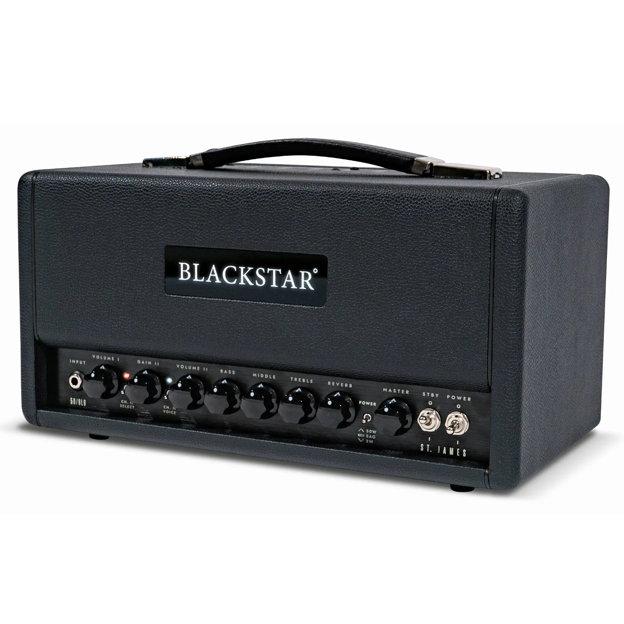 Blackstar St. James 50-watt Tube Head 6L6 Tube Kafa Amfi (Siyah) Blackstar St. James 50-watt Tube Head 6L6 Tube Kafa Amfi (Siyah)