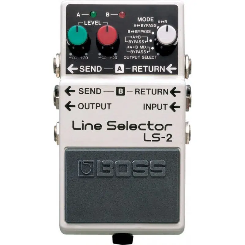 Boss LS-2(T) Line Selector Compact Pedalı Boss LS-2(T) Line Selector Compact Pedalı