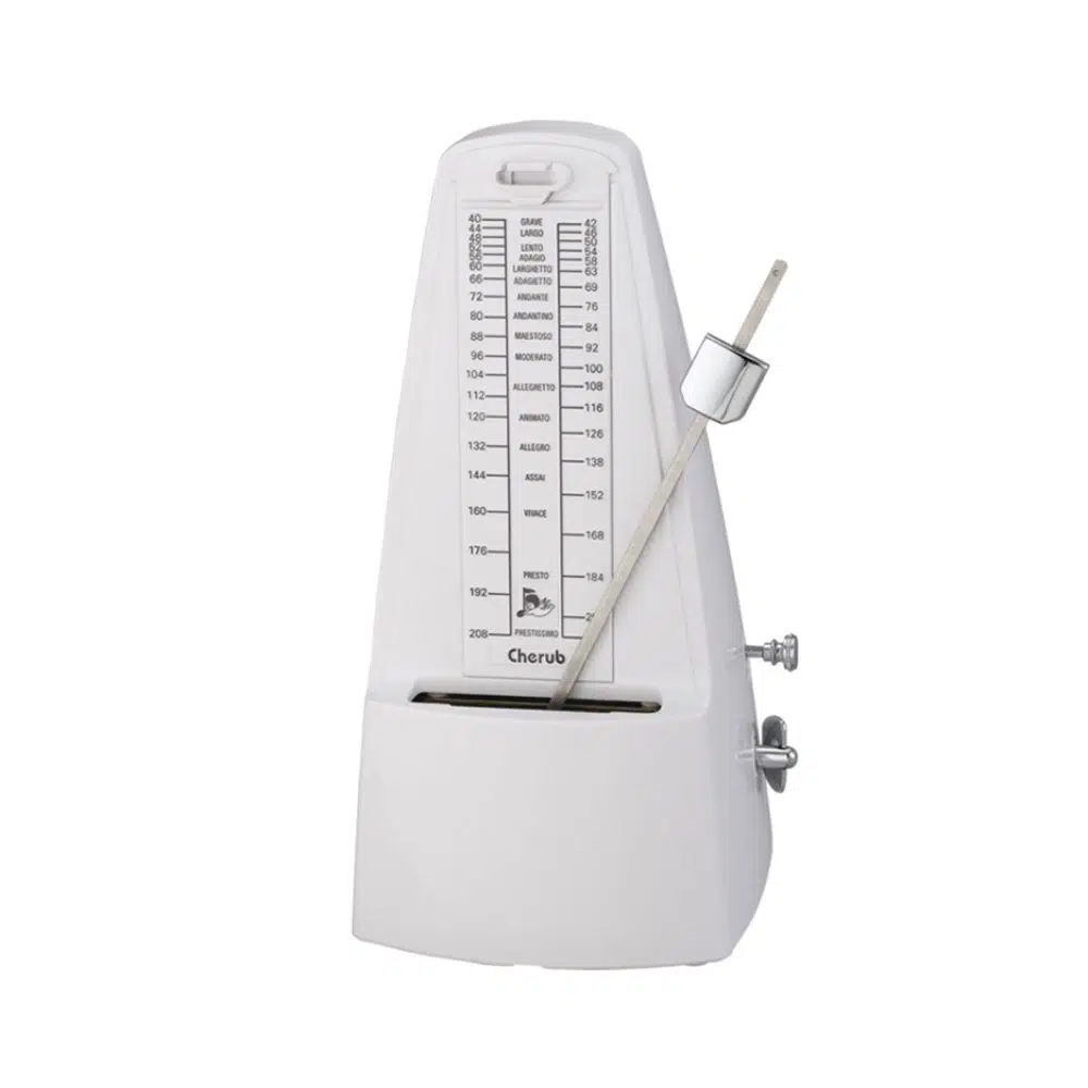 Cherub WSM-305 Beyaz Mekanik Metronom Cherub WSM-305 Beyaz Mekanik Metronom