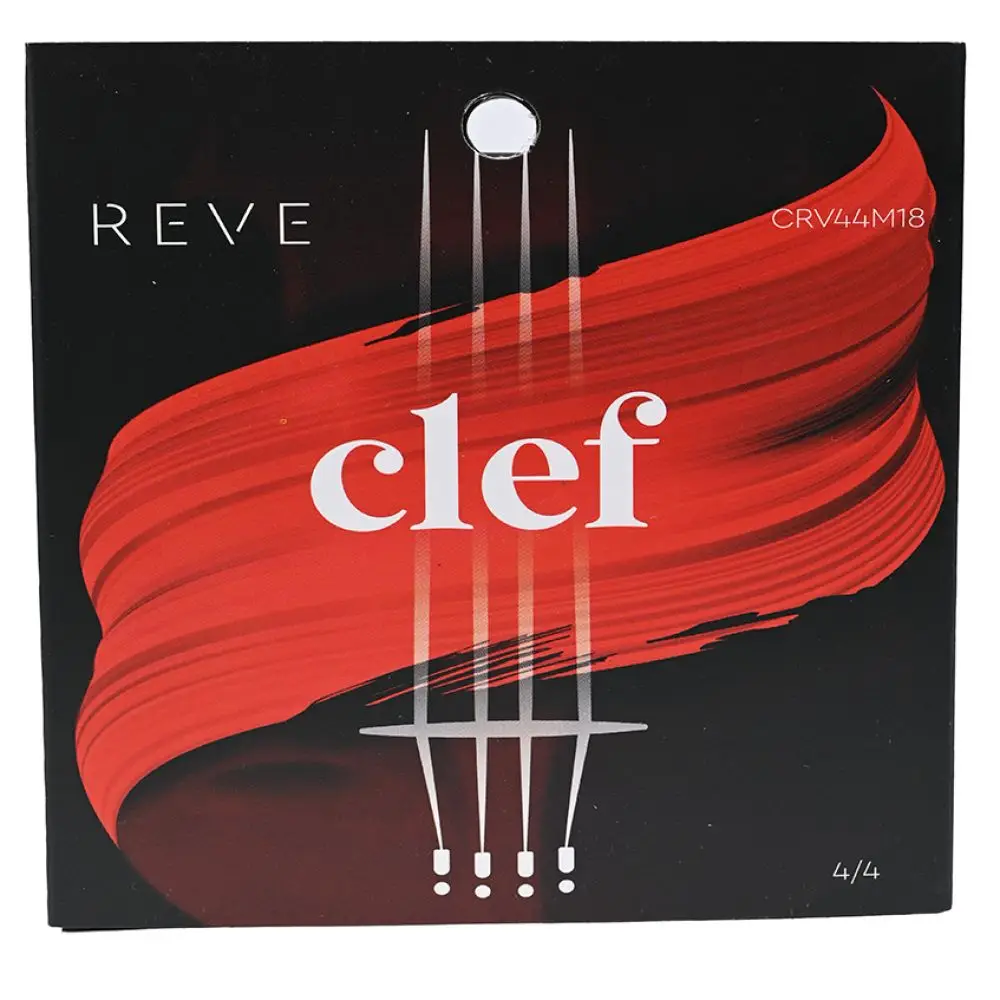 Clef Reve CRV44M18 4/4 Medium Keman Teli Takımı