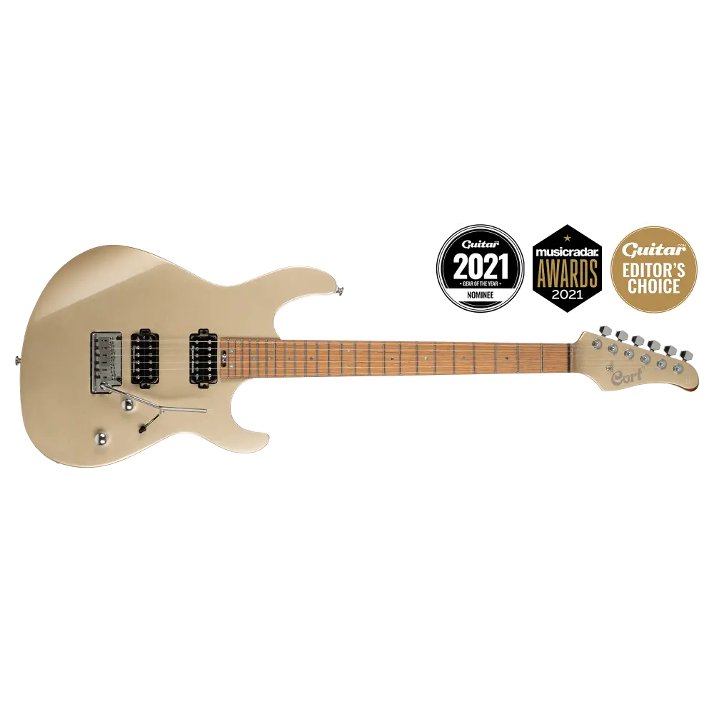 Cort G300Pro Mgd Elektro Gitar, Metalik Gold Cort G300Pro Mgd Elektro Gitar, Metalik Gold