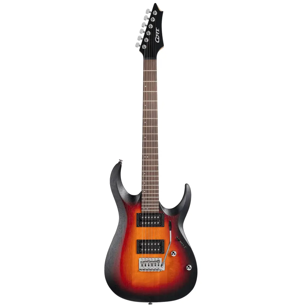 CORT X100 OP 3T Elektro Gitar Open Pore 3-Tone (H-H)
