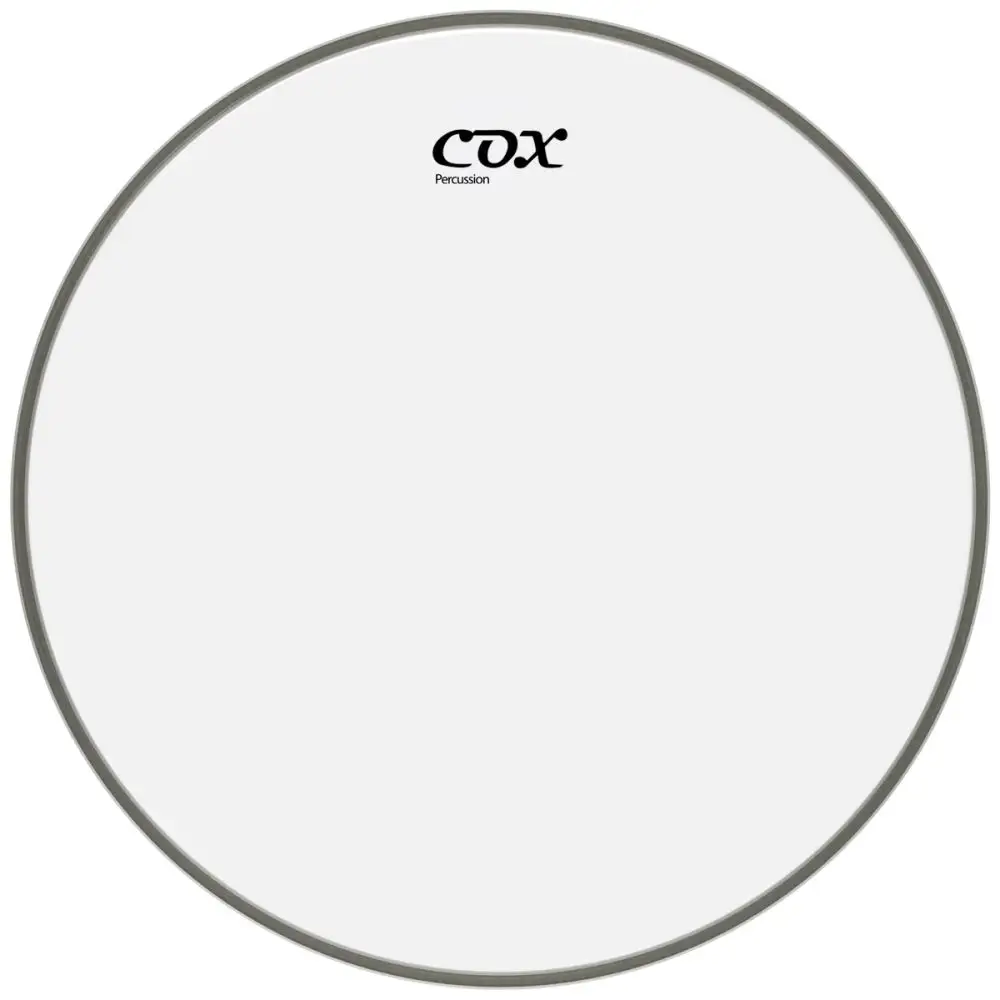 Cox 14 İnç Tek Kat Şeffaf Trampet Alt Derisi