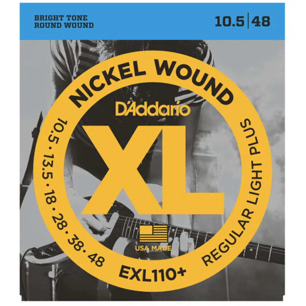Daddario Exl110+ Elektro Gitar Tel Seti, Xl, 10.5-48, Regular Light Plus Daddario Exl110+ Elektro Gitar Tel Seti, Xl, 10.5-48, Regular Light Plus
