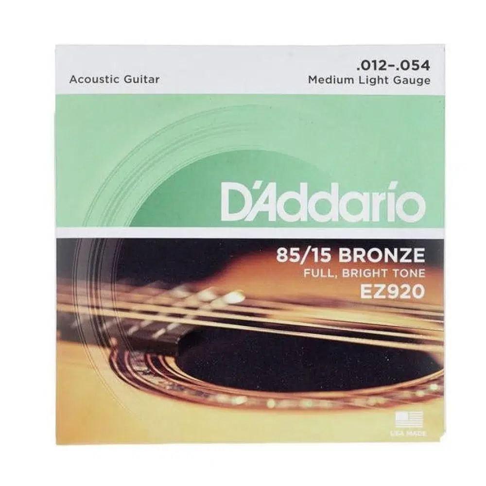 DADDARIO EZ920 AKUSTİK GİTAR TEL SETİ, 85/15 BRONZE, MEDIUM LIGHT DADDARIO EZ920 AKUSTİK GİTAR TEL SETİ, 85/15 BRONZE, MEDIUM LIGHT