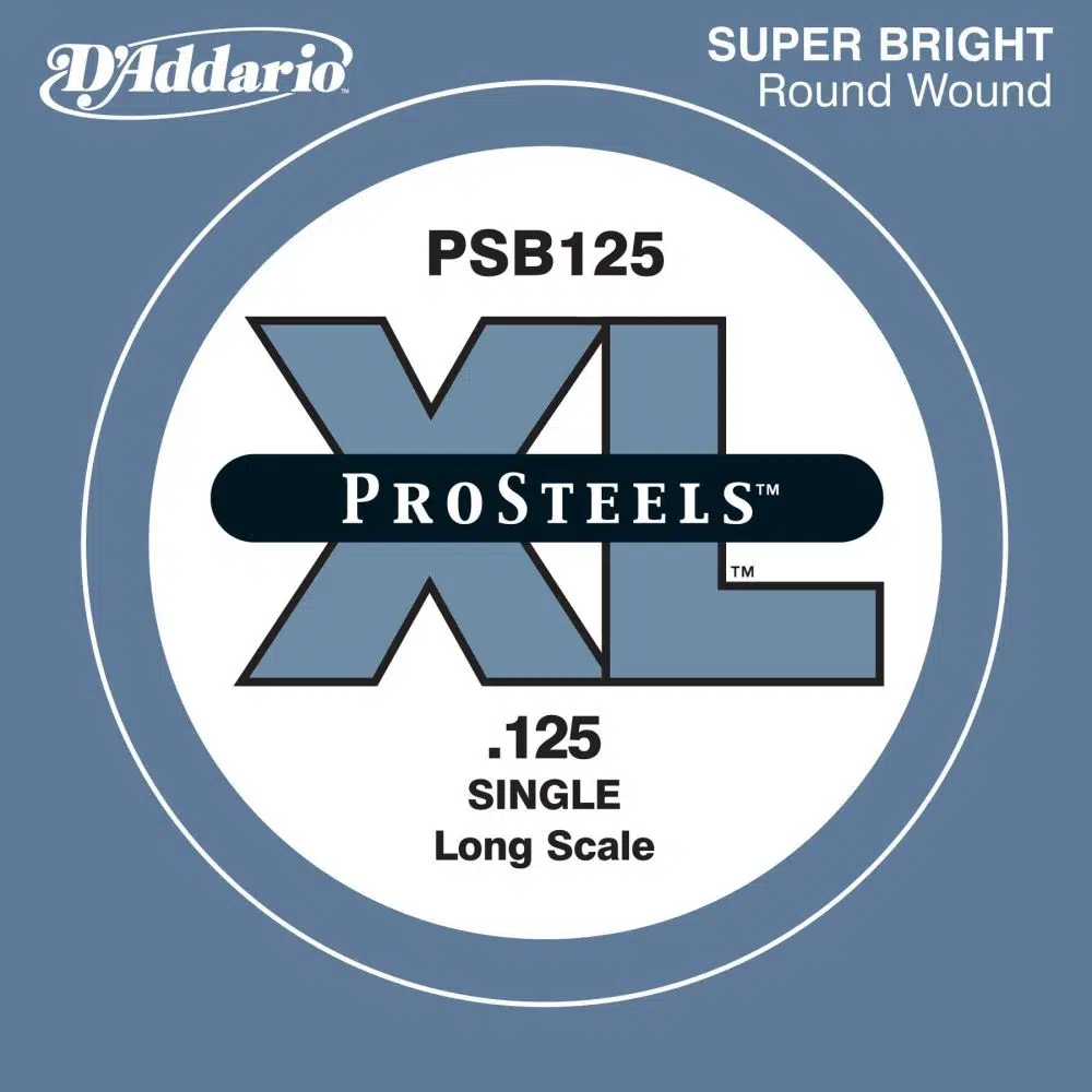 Daddario Psb125 Bass Tek Tel, B-(Si), Pro Steels, 0.125 Daddario Psb125 Bass Tek Tel, B-(Si), Pro Steels, 0.125