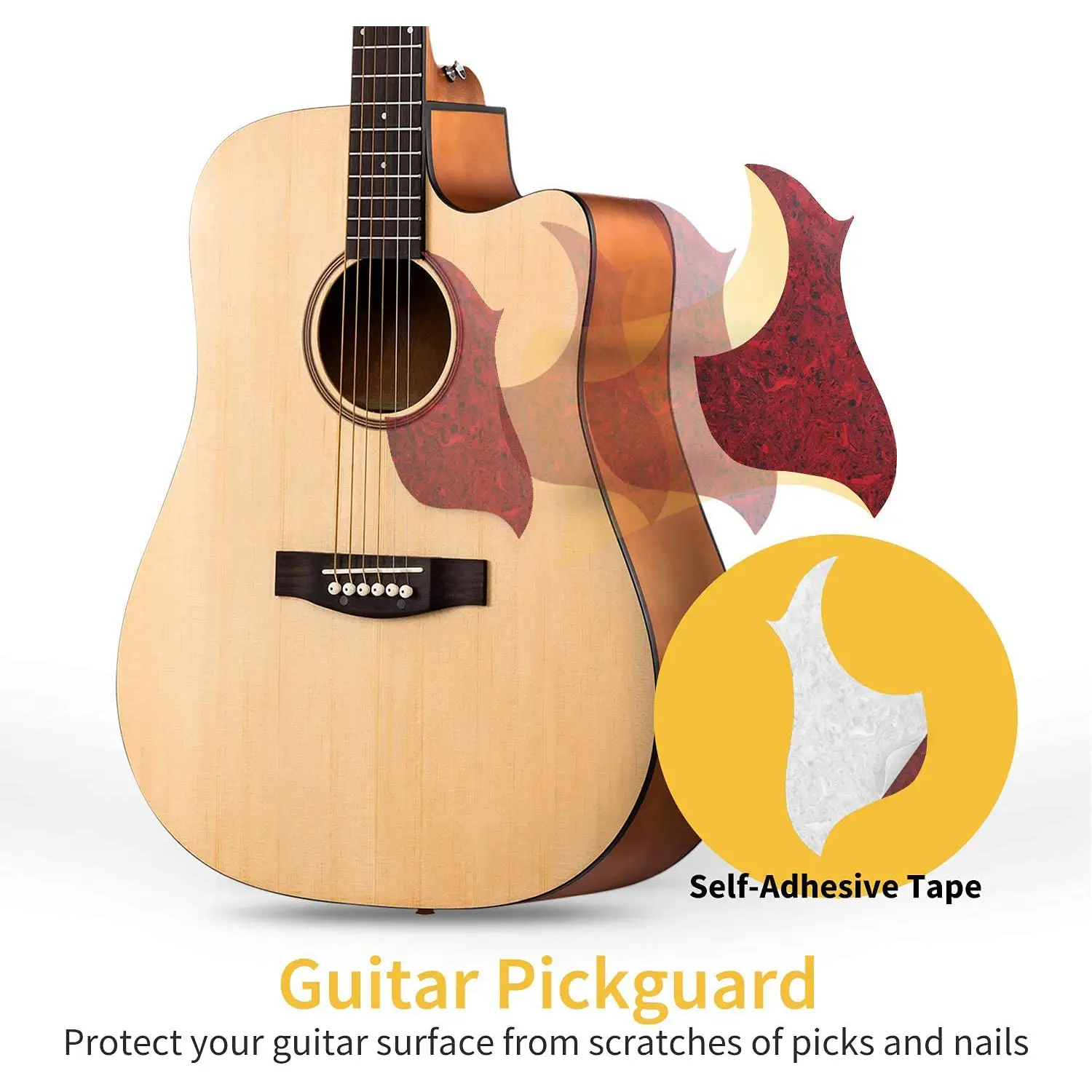 Donner DAD-140C Dreadnought Akustik Gitar Paketi (Natural) Donner DAD-140C Dreadnought Akustik Gitar Paketi (Natural)