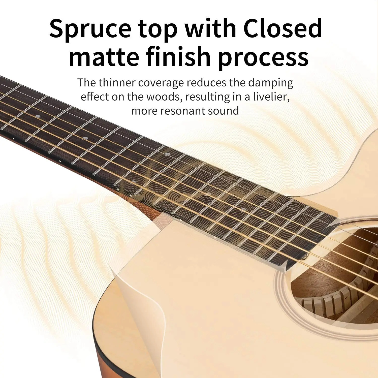 Donner DAD-140C Dreadnought Akustik Gitar Paketi (Natural) Donner DAD-140C Dreadnought Akustik Gitar Paketi (Natural)