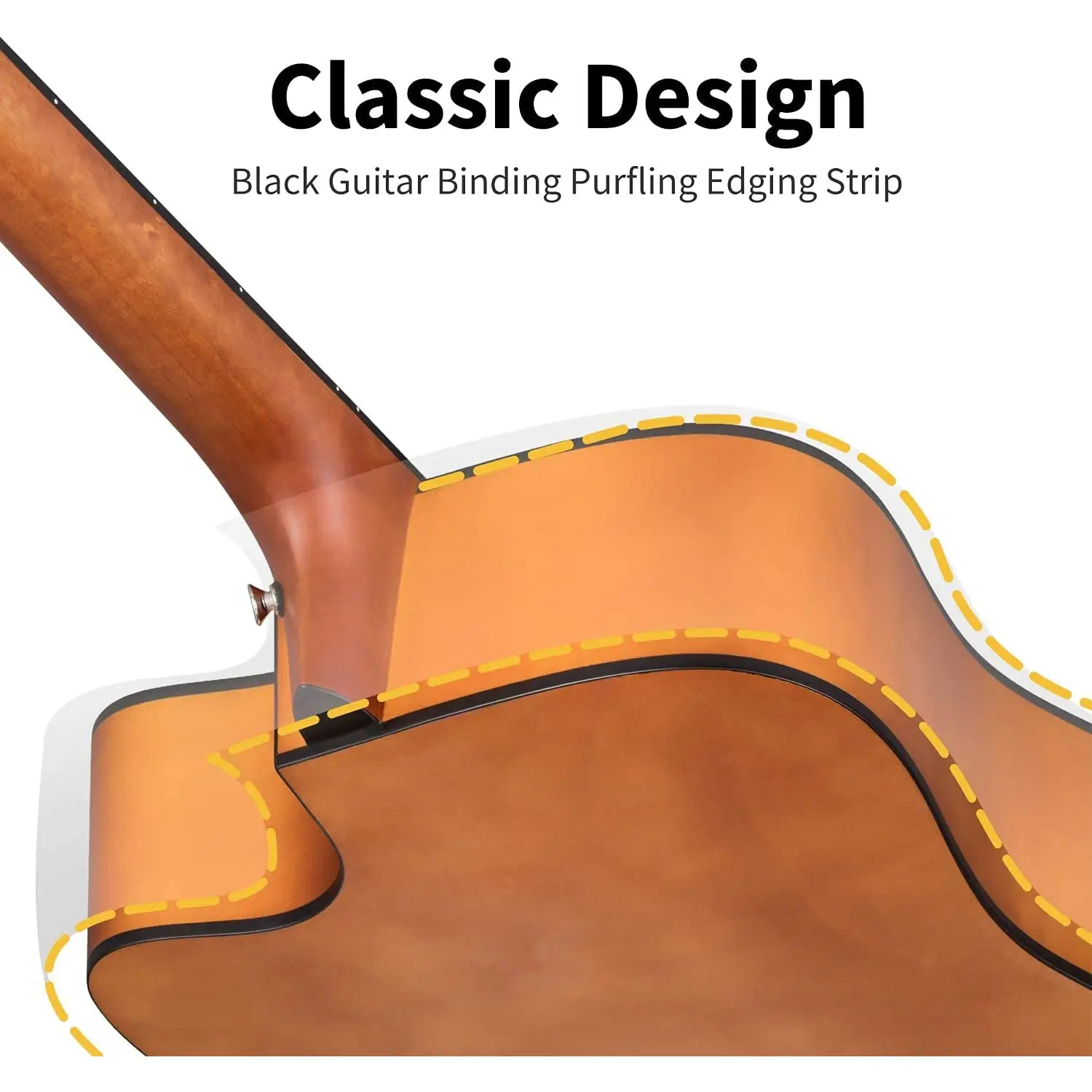 Donner DAD-140C Dreadnought Akustik Gitar Paketi (Natural) Donner DAD-140C Dreadnought Akustik Gitar Paketi (Natural)