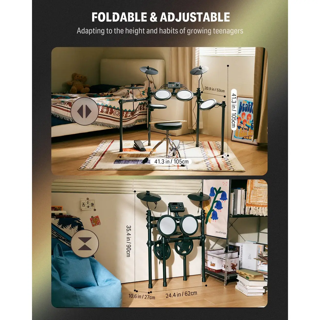Donner DED-70 Gen2 Elektro Davul Donner DED-70 Gen2 Elektro Davul