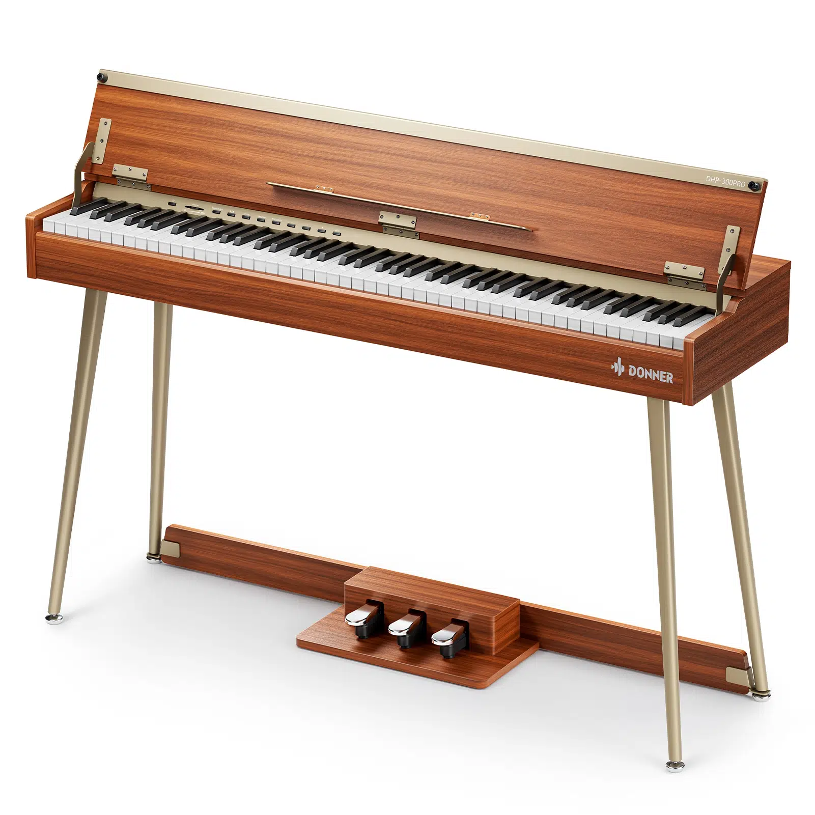 Donner DHP-300 Pro Dijital Piyano (Retro Wood) Donner DHP-300 Pro Dijital Piyano (Retro Wood)