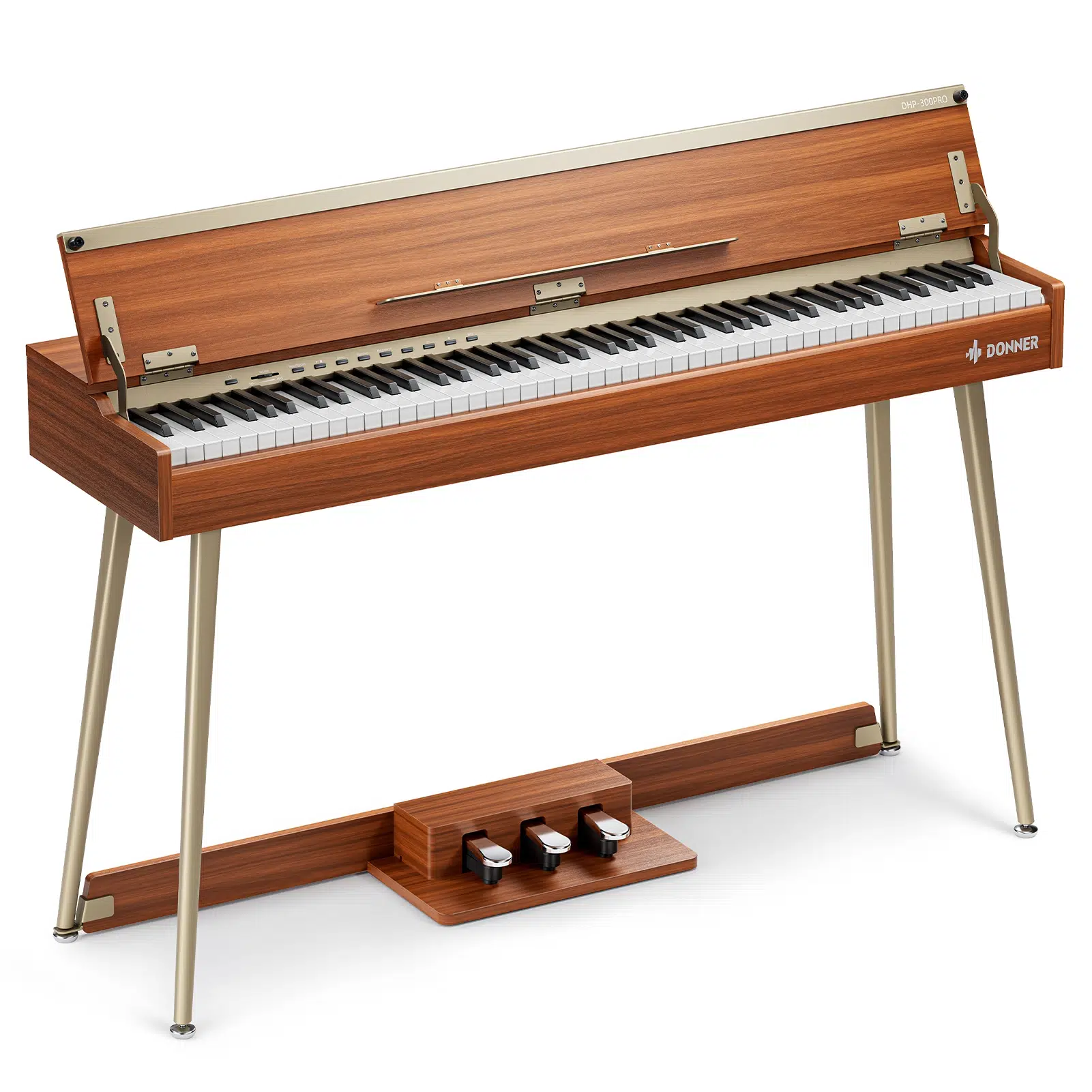 Donner DHP-300 Pro Dijital Piyano (Retro Wood) Donner DHP-300 Pro Dijital Piyano (Retro Wood)