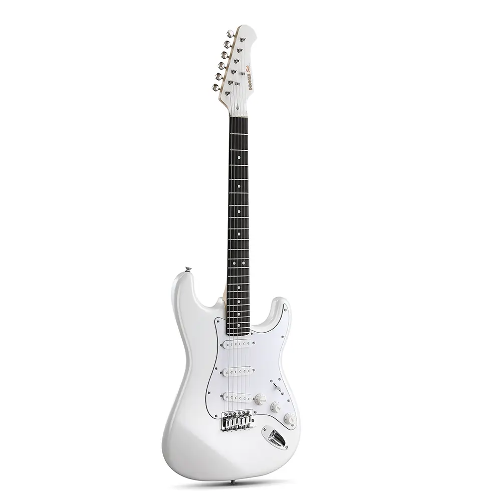 Donner DST Seeker Deluxe Amfili Elektro Gitar Seti (Beyaz) Donner DST Seeker Deluxe Amfili Elektro Gitar Seti (Beyaz)
