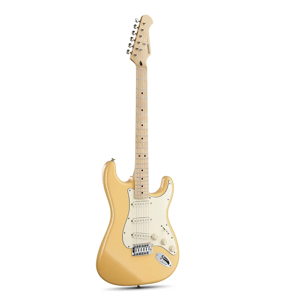 Donner DST Seeker Deluxe Amfili Elektro Gitar Seti (Vintage Yellow) Donner DST Seeker Deluxe Amfili Elektro Gitar Seti (Vintage Yellow)