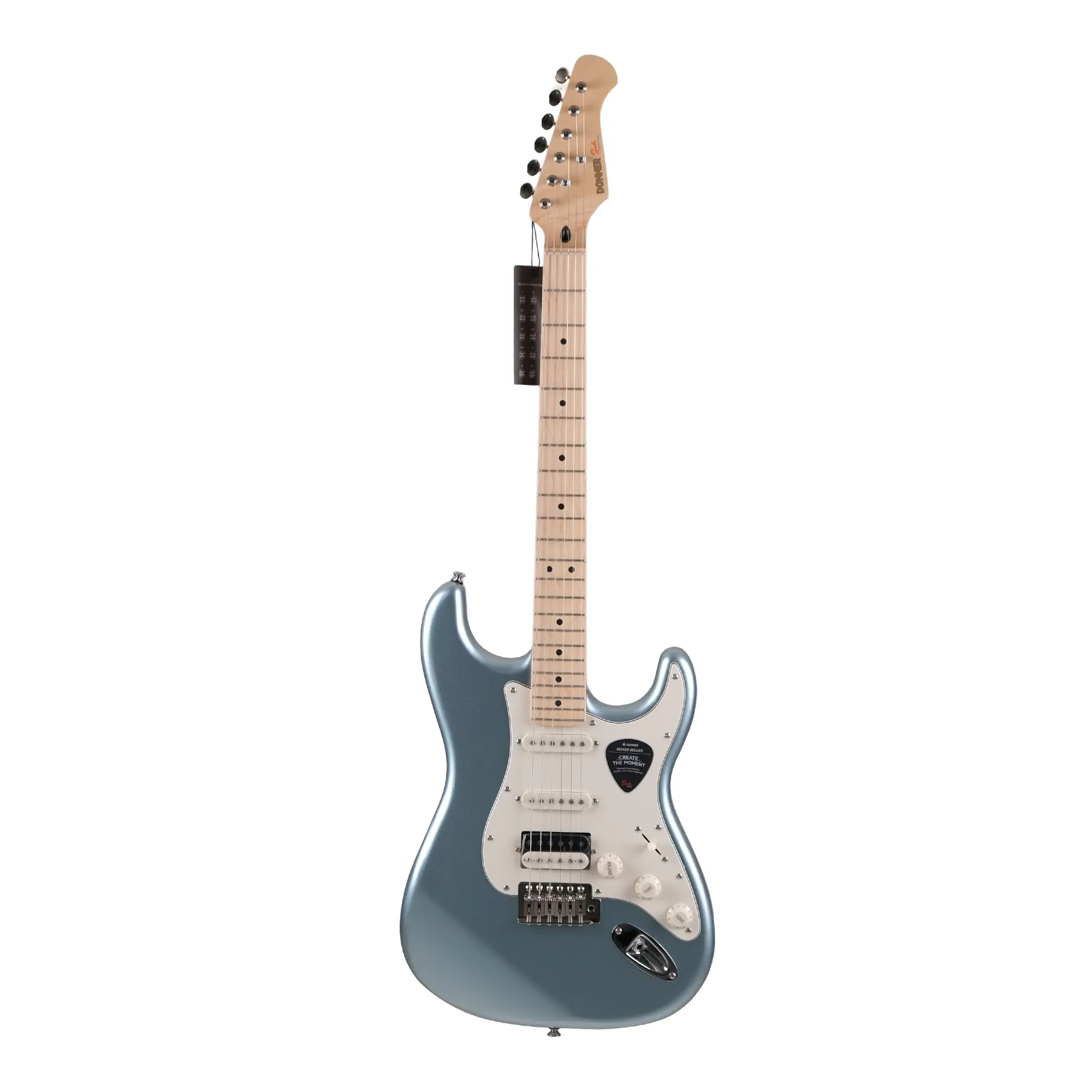 Donner DST Seeker Deluxe HSS Elektro Gitar (Metallic Blue)