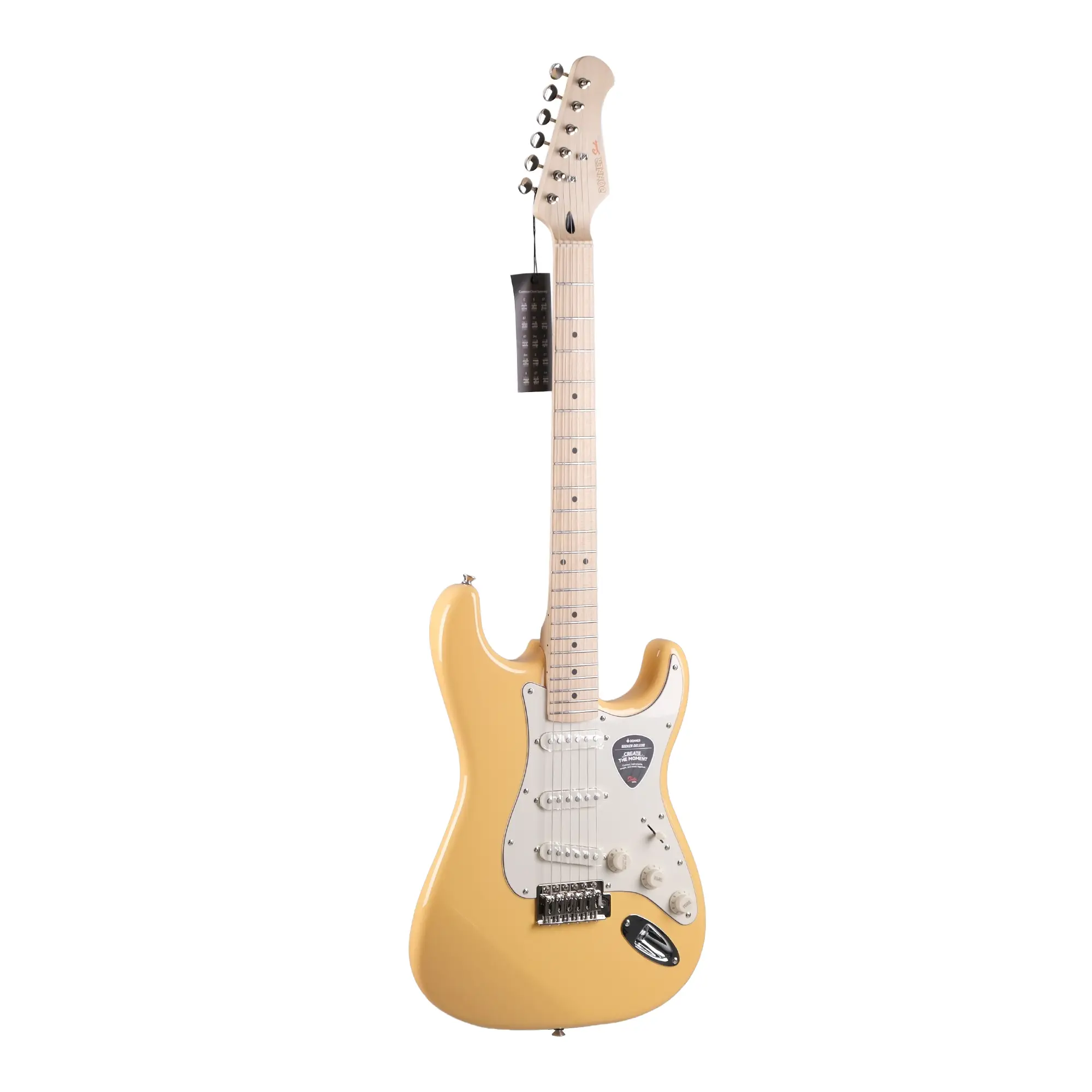 Donner DST Seeker Deluxe SSS Elektro Gitar (Vintage Yellow) Donner DST Seeker Deluxe SSS Elektro Gitar (Vintage Yellow)