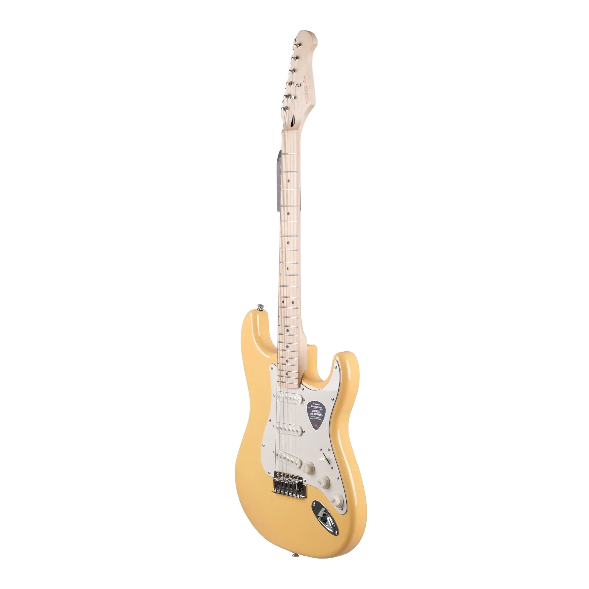 Donner DST Seeker Deluxe SSS Elektro Gitar (Vintage Yellow) Donner DST Seeker Deluxe SSS Elektro Gitar (Vintage Yellow)