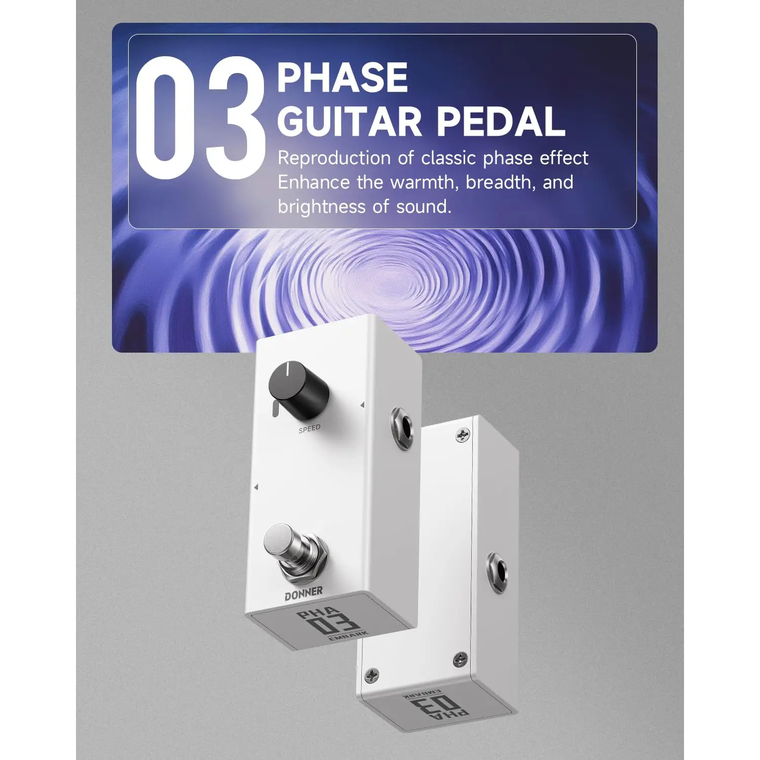 Donner EMBARK 03 Analog Phase Pedalı Donner EMBARK 03 Analog Phase Pedalı