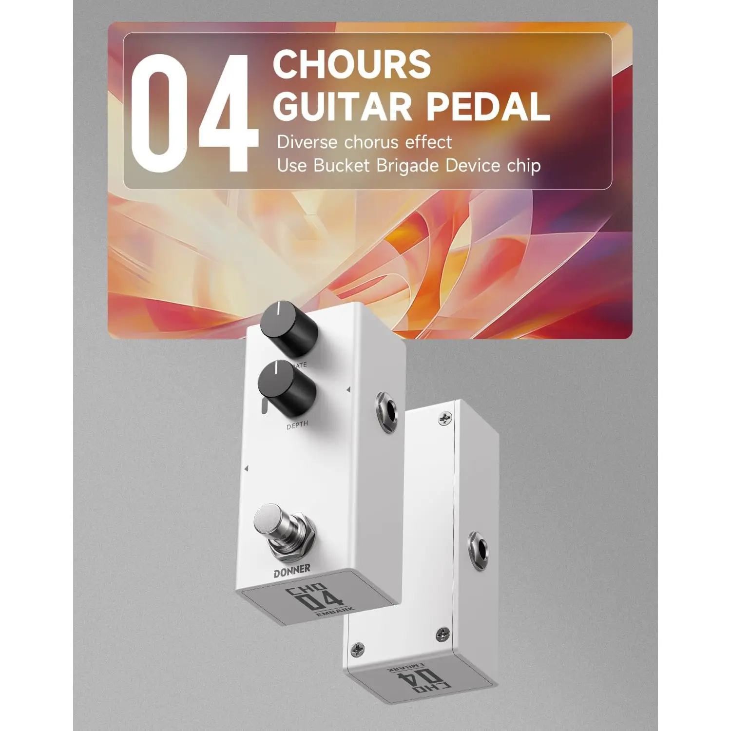Donner EMBARK 04 Analog Chorus Pedalı Donner EMBARK 04 Analog Chorus Pedalı