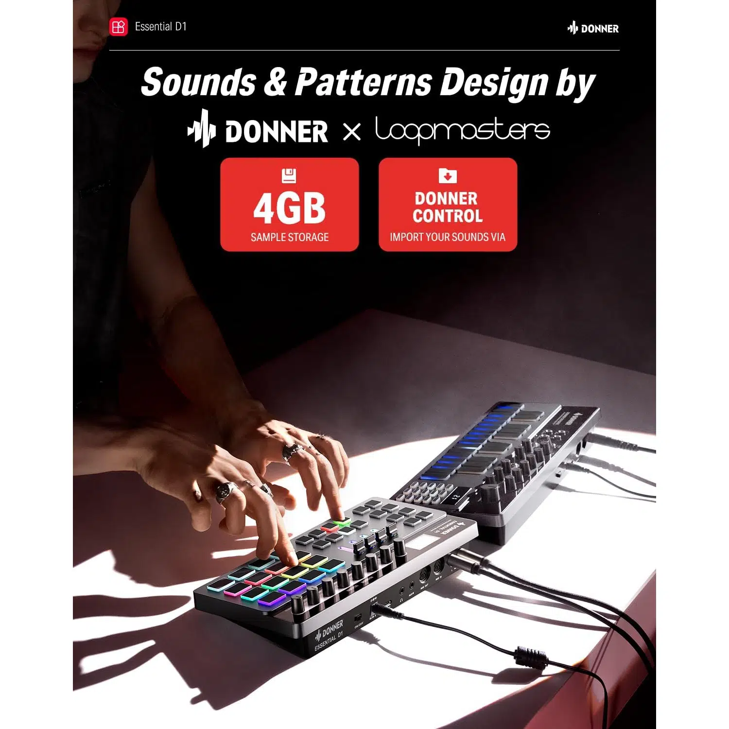 Donner Essential D1 Performance Beat Machine Donner Essential D1 Performance Beat Machine