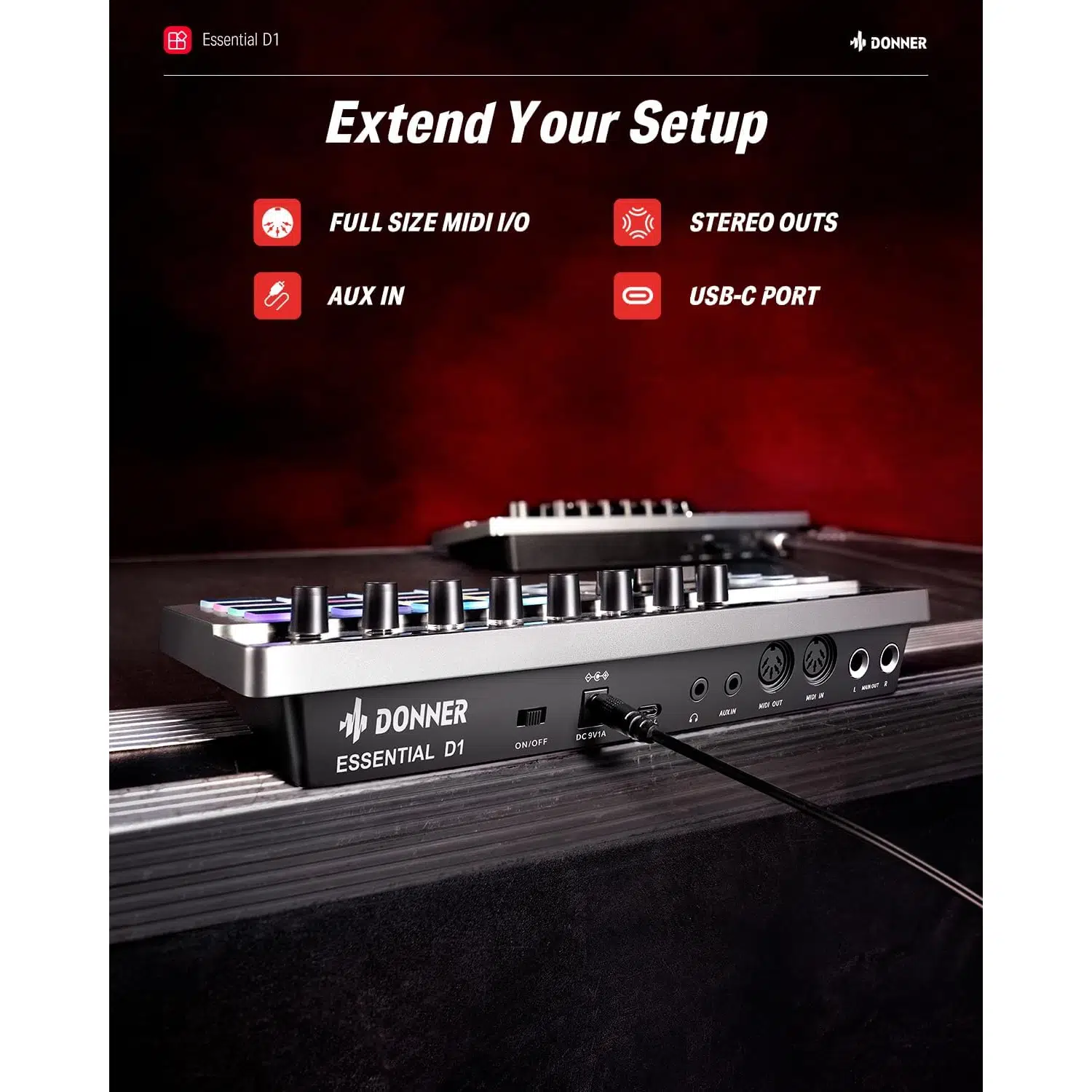Donner Essential D1 Performance Beat Machine Donner Essential D1 Performance Beat Machine