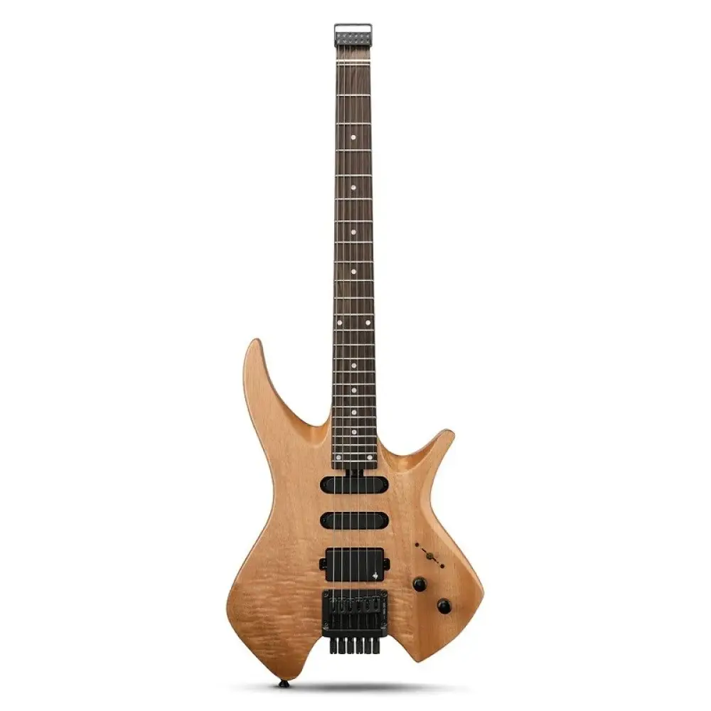 Donner HLX-500 Headless Elektro Gitar (Natural)