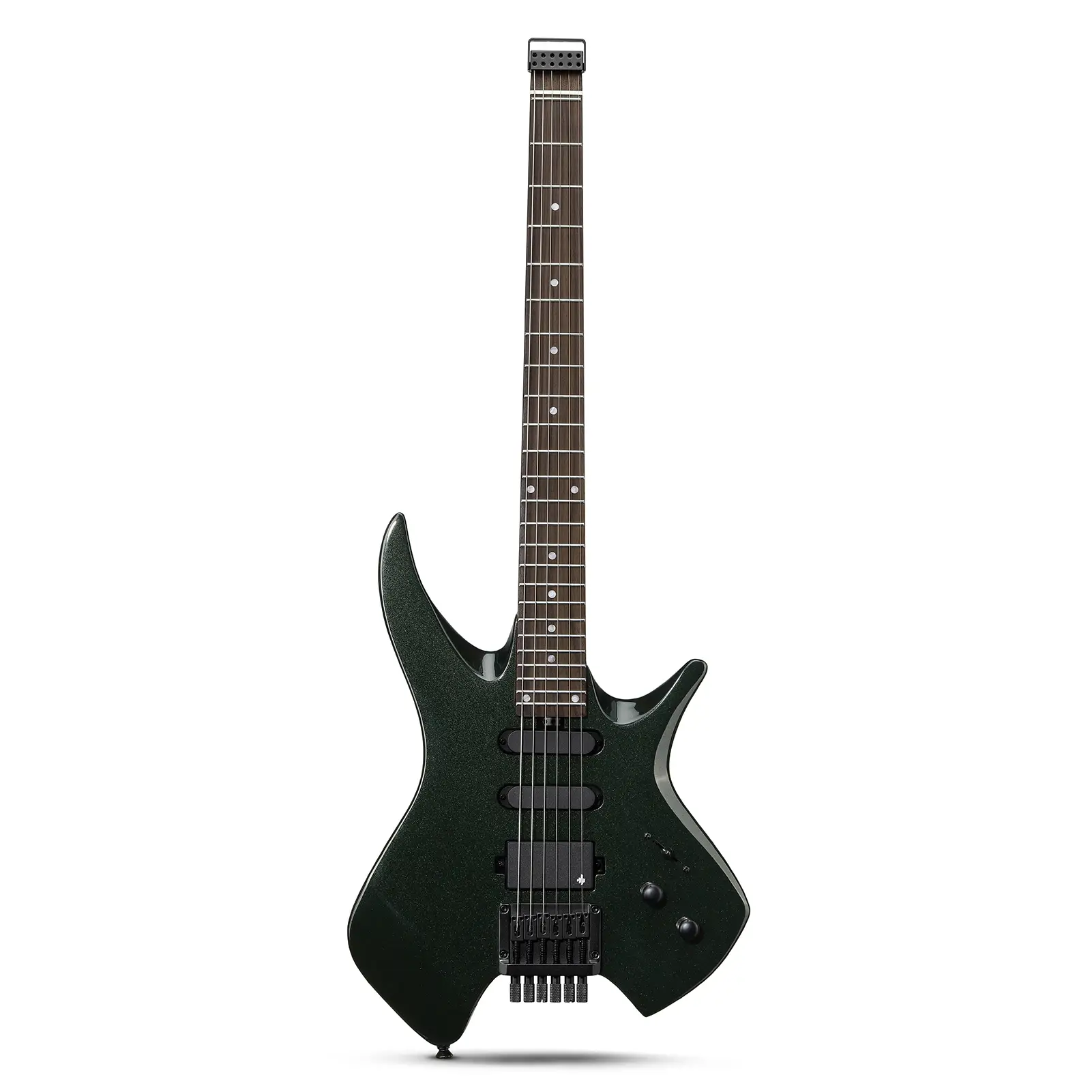 Donner HLX-500 Headless Elektro Gitar (Racing Green)