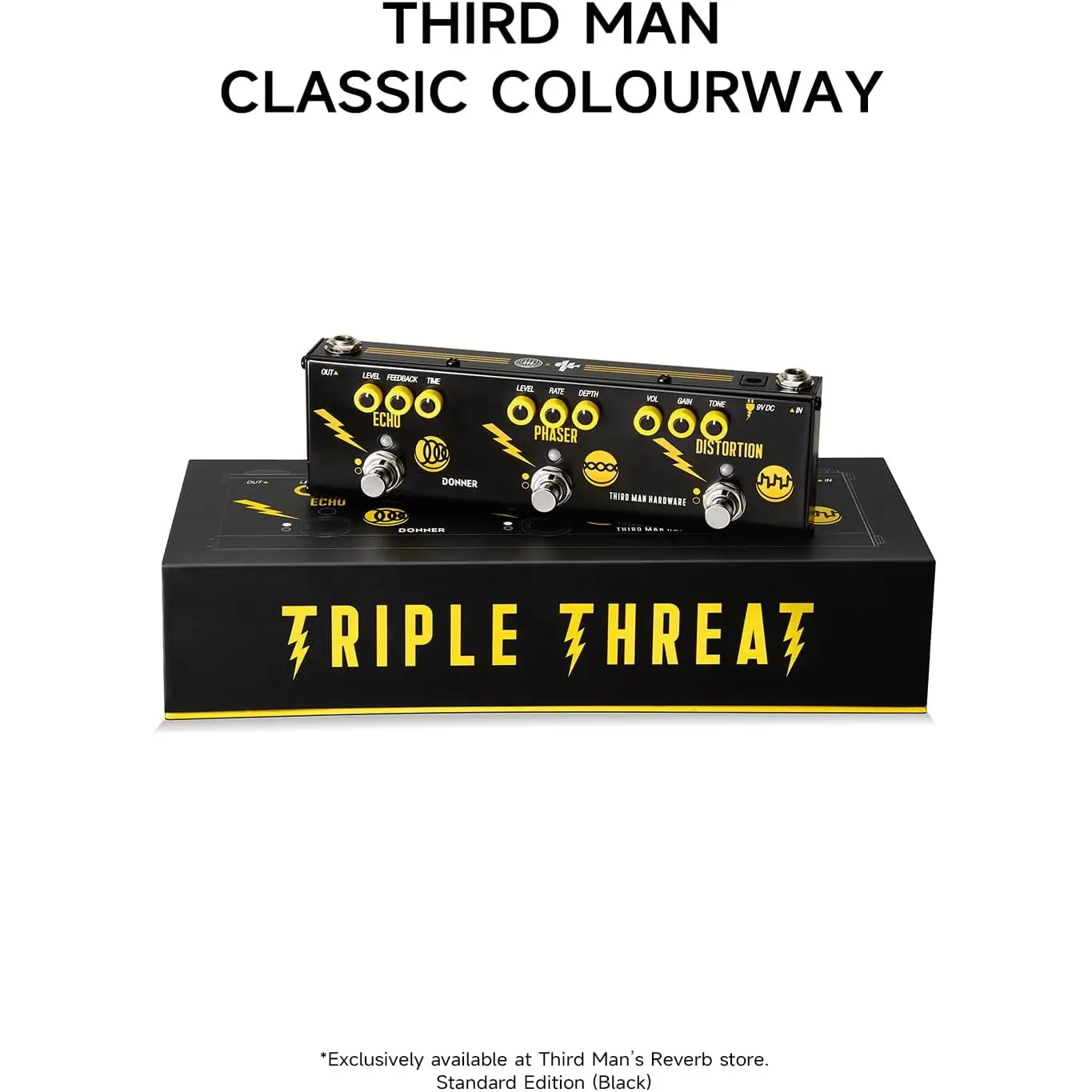 Donner Triple Threat Multi Efekt Pedalı Donner Triple Threat Multi Efekt Pedalı