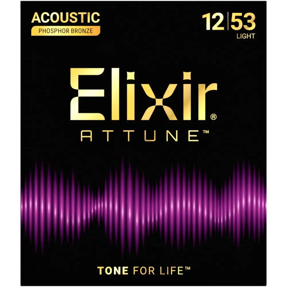 Elixir Attune Phosphor Bronze Light Akustik Gitar Teli (12-53)