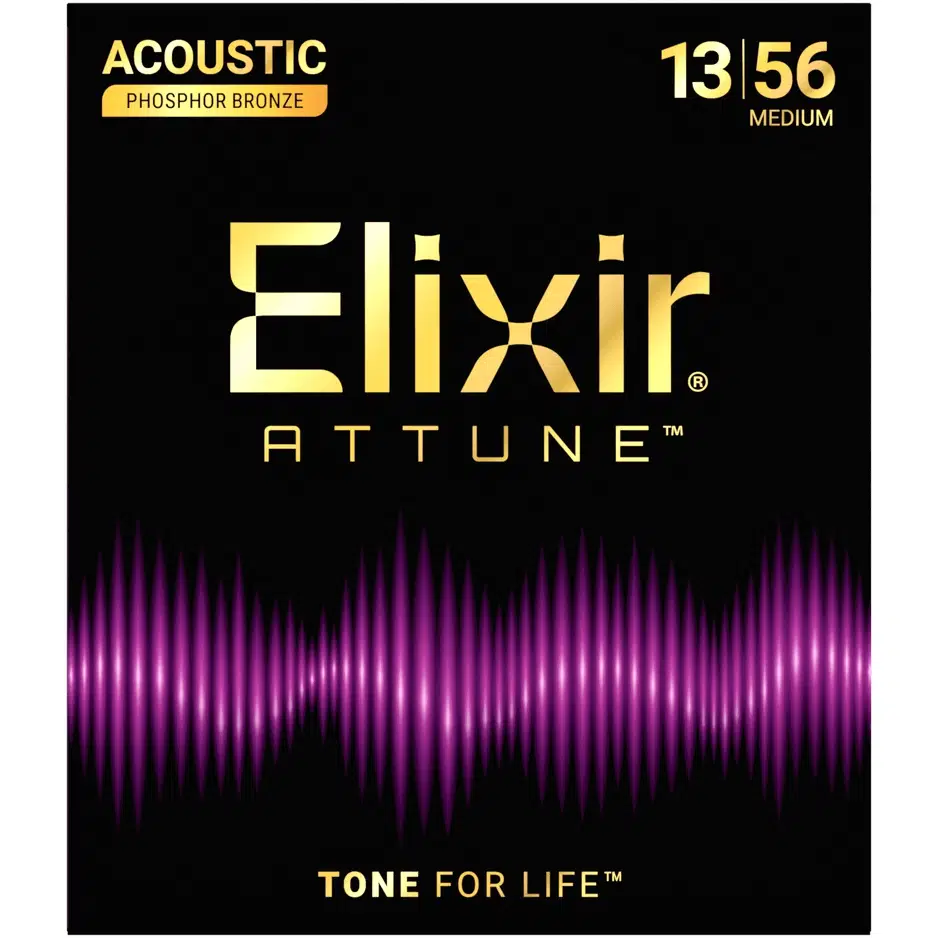 Elixir Attune Phosphor Bronze Medium Akustik Gitar Teli (13-56)