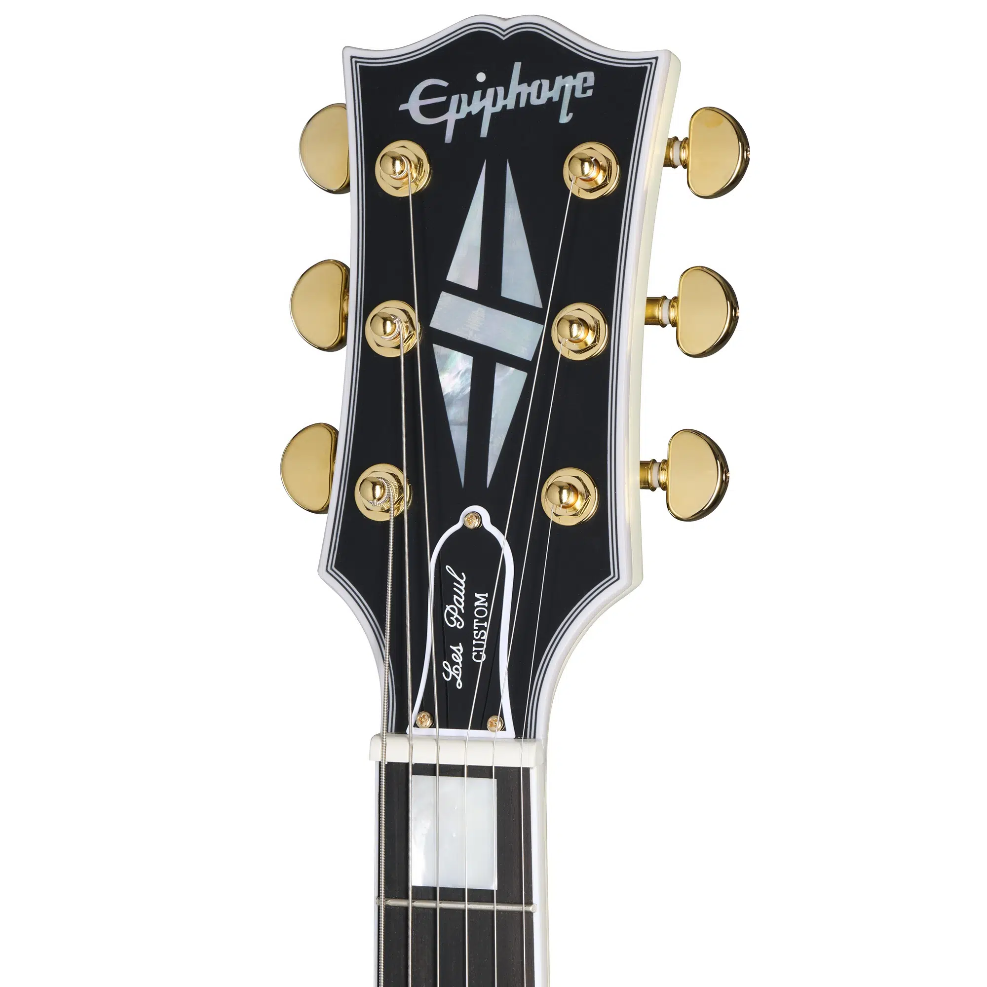 Epiphone 1963 Les Paul SG Custom Maestro Vibrola Elektro Gitar (Classic White) Epiphone 1963 Les Paul SG Custom Maestro Vibrola Elektro Gitar (Classic White)