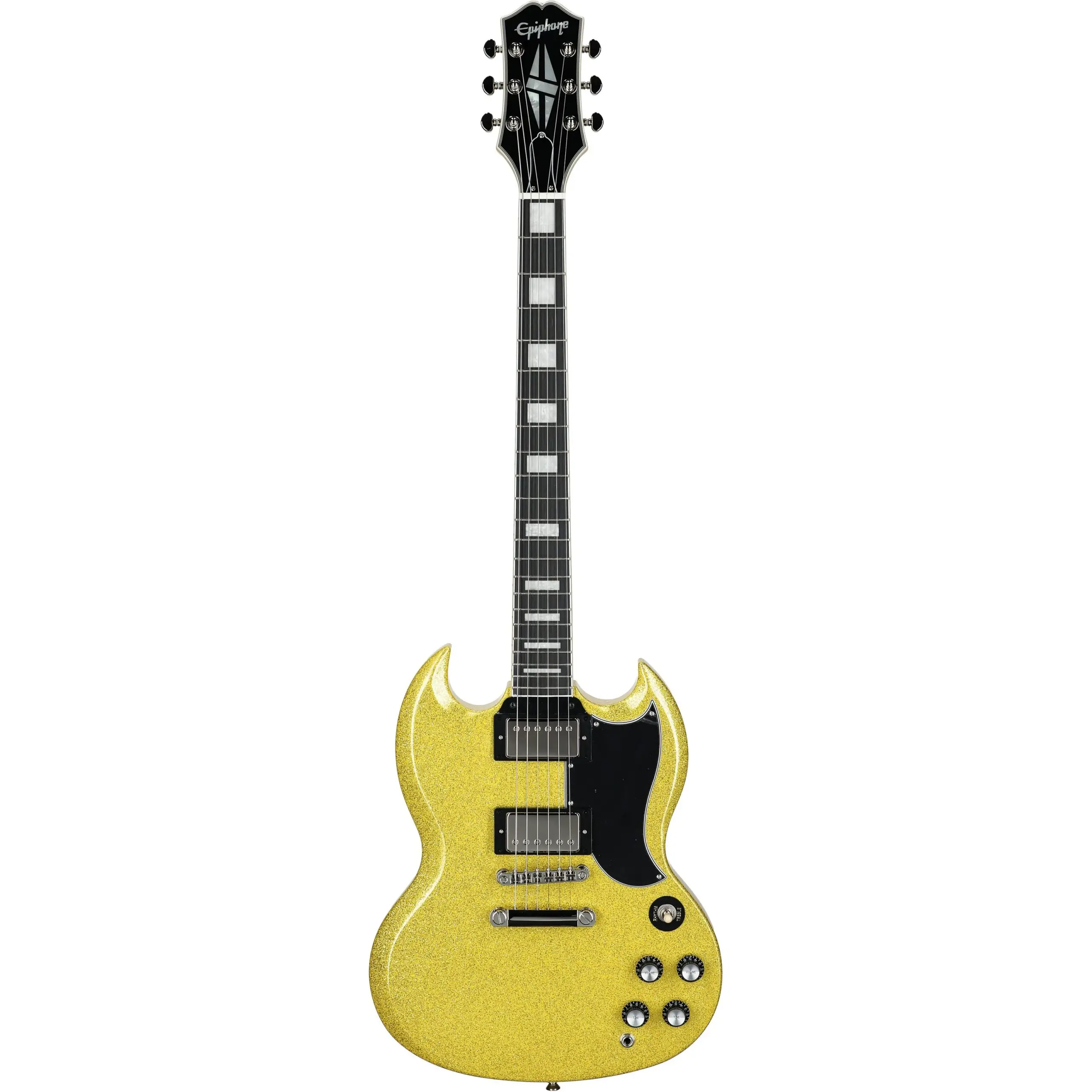 Epiphone Exclusive SG Custom Elektro Gitar (Gold Sparkle)