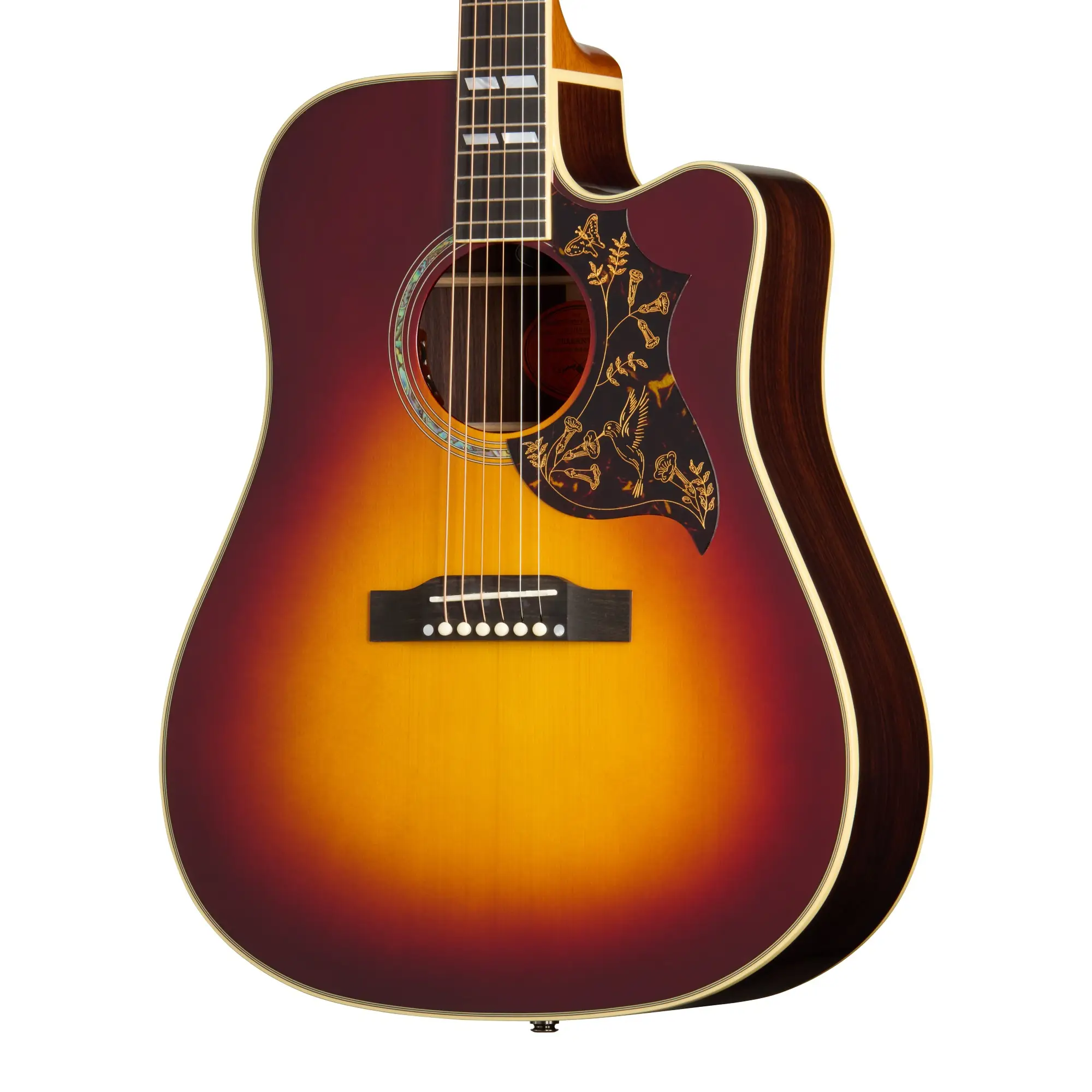 Epiphone Hummingbird Deluxe EC Elektro Akustik Gitar (Autumn Burst) Epiphone Hummingbird Deluxe EC Elektro Akustik Gitar (Autumn Burst)