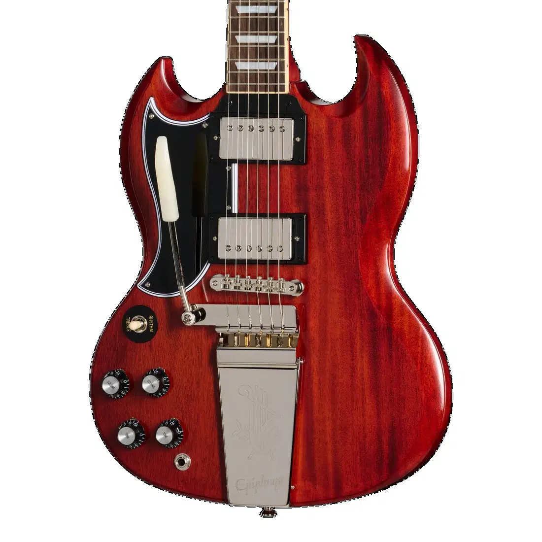 Epiphone IGC 1964 SG Standard Reissue Maestro Vibrola Solak Elektro Gitar (Cherry Red) Epiphone IGC 1964 SG Standard Reissue Maestro Vibrola Solak Elektro Gitar (Cherry Red)
