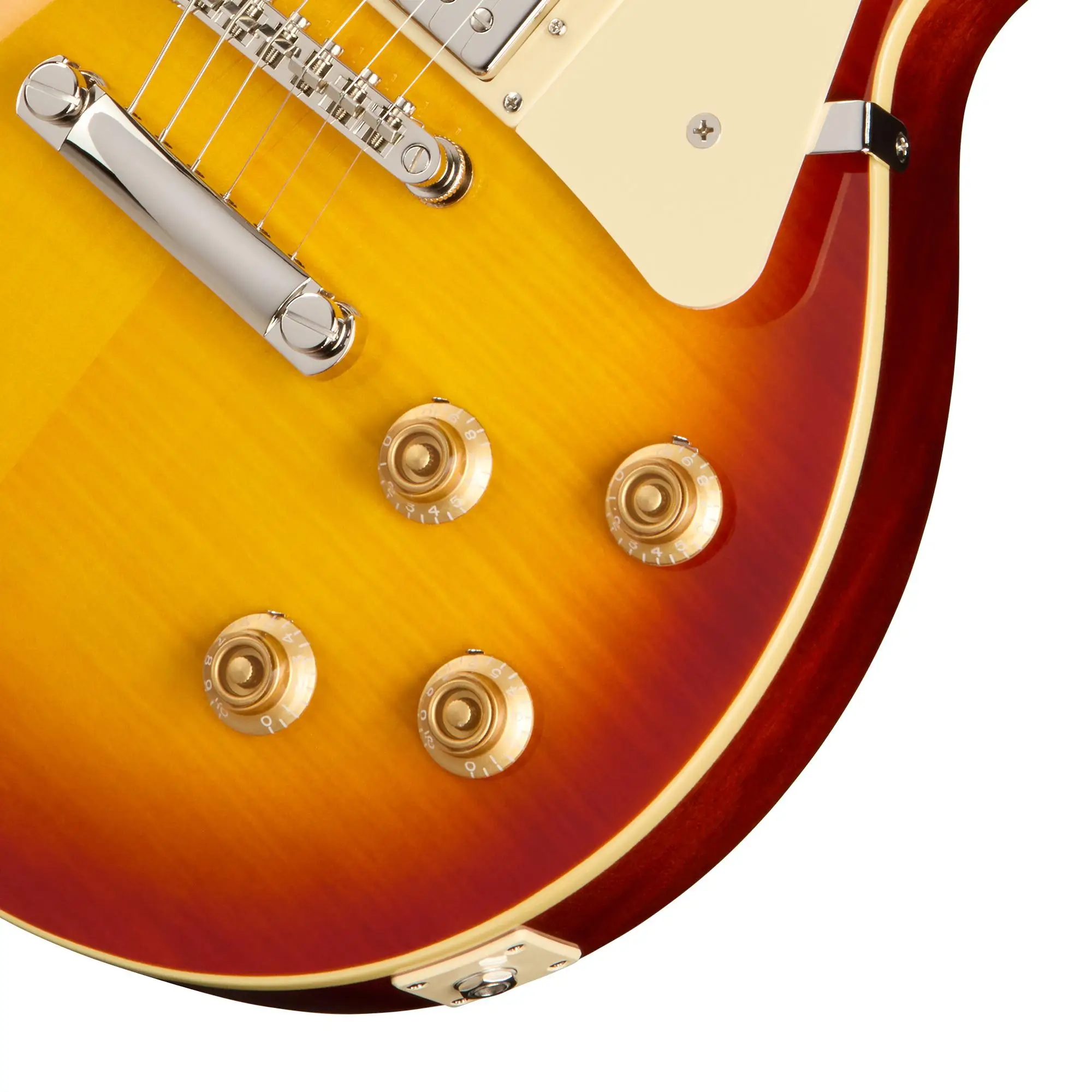 Epiphone Inspired by Gibson Les Paul Standard '50s Figured Elektro Gitar (Washed Cherry Sunburst) Epiphone Inspired by Gibson Les Paul Standard '50s Figured Elektro Gitar (Washed Cherry Sunburst)