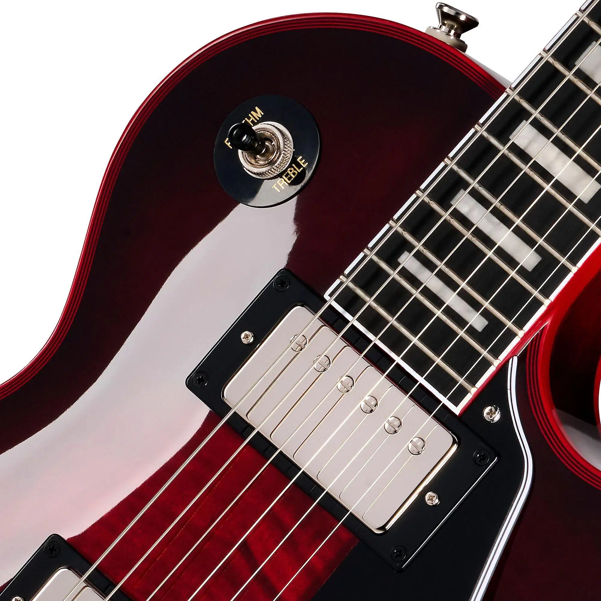 Epiphone Les Paul Custom Widow Elektro Gitar (Red Burst) Epiphone Les Paul Custom Widow Elektro Gitar (Red Burst)
