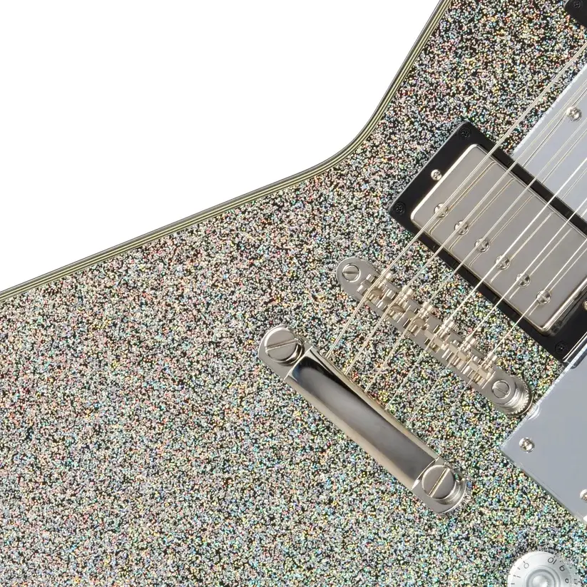Epiphone Lzzy Hale Explorer Custom Elektro Gitar (Black Diamond Holographic Sparkle) Epiphone Lzzy Hale Explorer Custom Elektro Gitar (Black Diamond Holographic Sparkle)