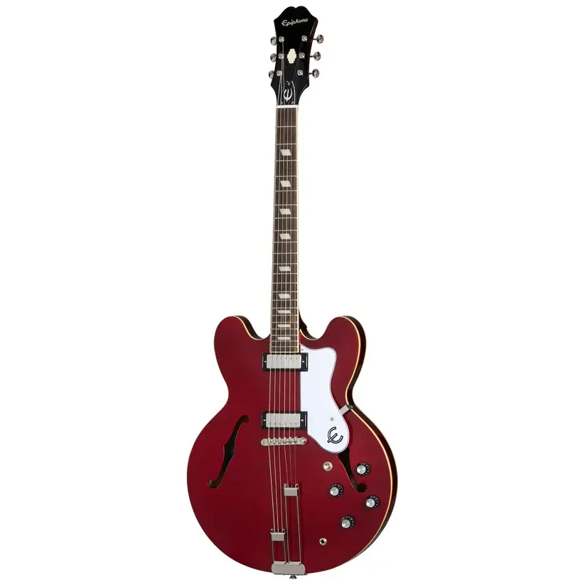 Epiphone Riviera Semi Hollow Elektro Gitar (Sparkling Burgundy)