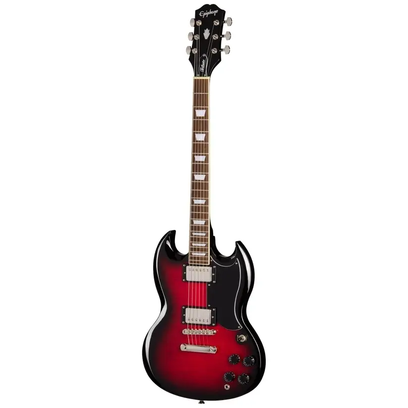 Epiphone SG Tribute Plus Elektro Gitar (Cherry Burst)