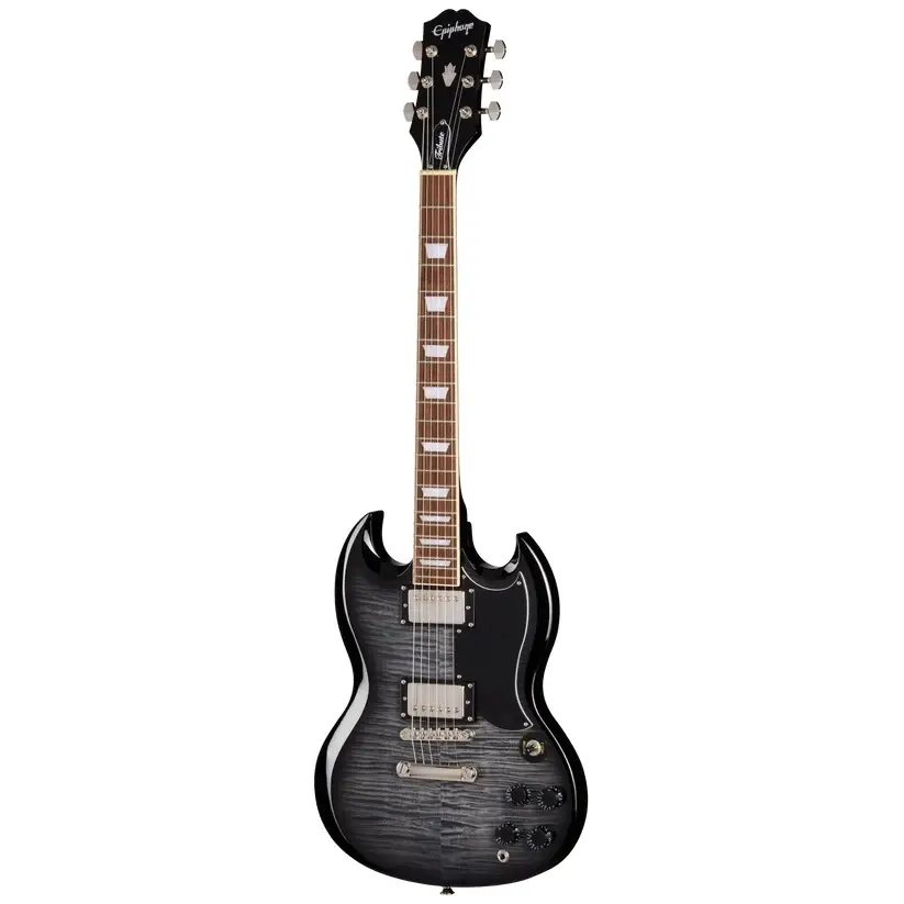 Epiphone SG Tribute Plus Elektro Gitar (Ebony Burst)