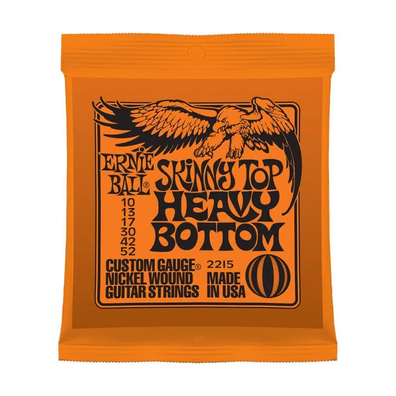 Ernie Ball P02215 Skinny Top Heavy Bottom Nickel 10-52 Elektro Gitar Teli Ernie Ball P02215 Skinny Top Heavy Bottom Nickel 10-52 Elektro Gitar Teli