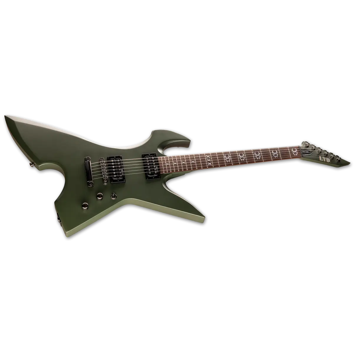 ESP LTD MAX-200-RPR Military Green Satin Elektro Gitar