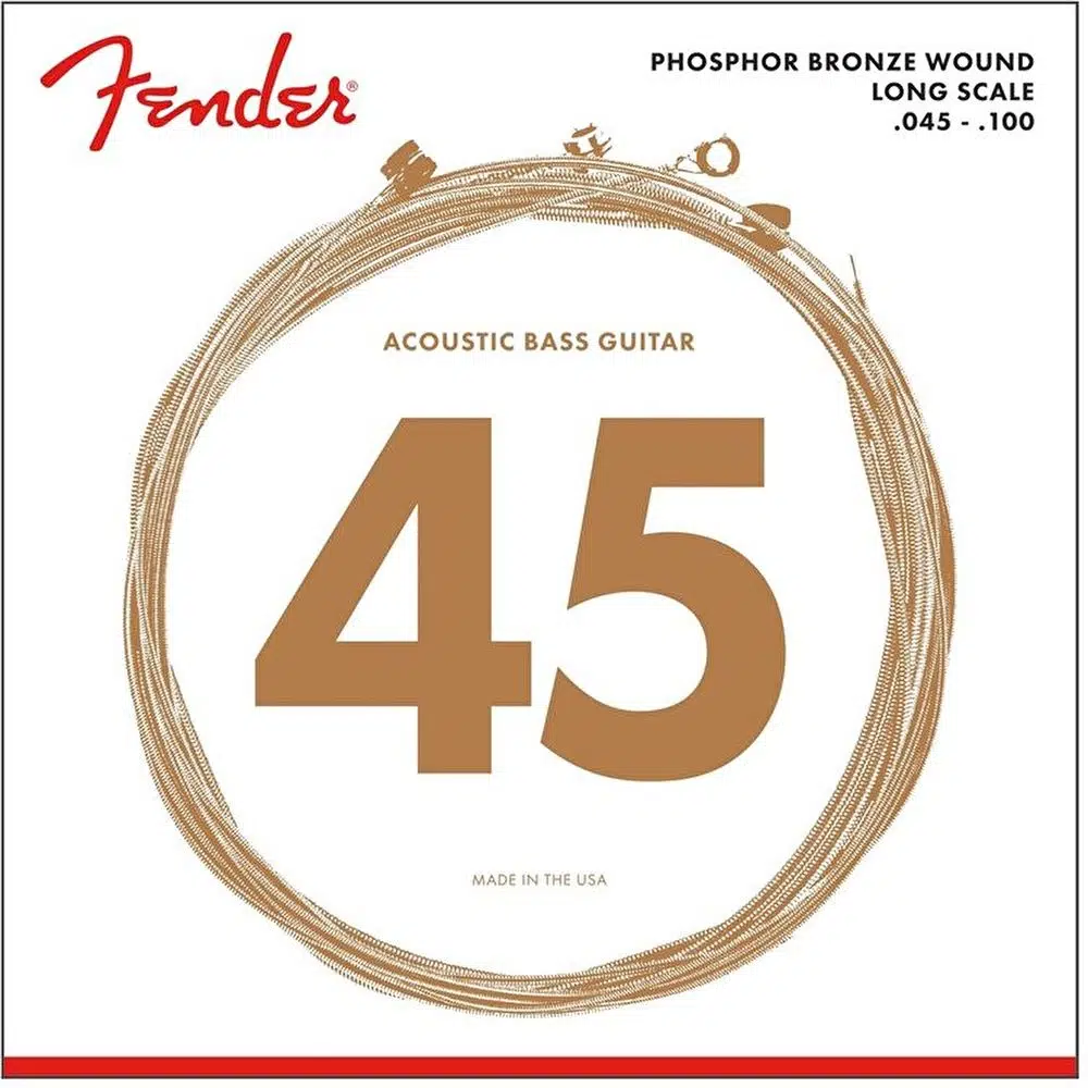 Fender 8060 Phosphor Bronze Long Scale .45-.100 Akustik Bas Gitar Teli Fender 8060 Phosphor Bronze Long Scale .45-.100 Akustik Bas Gitar Teli