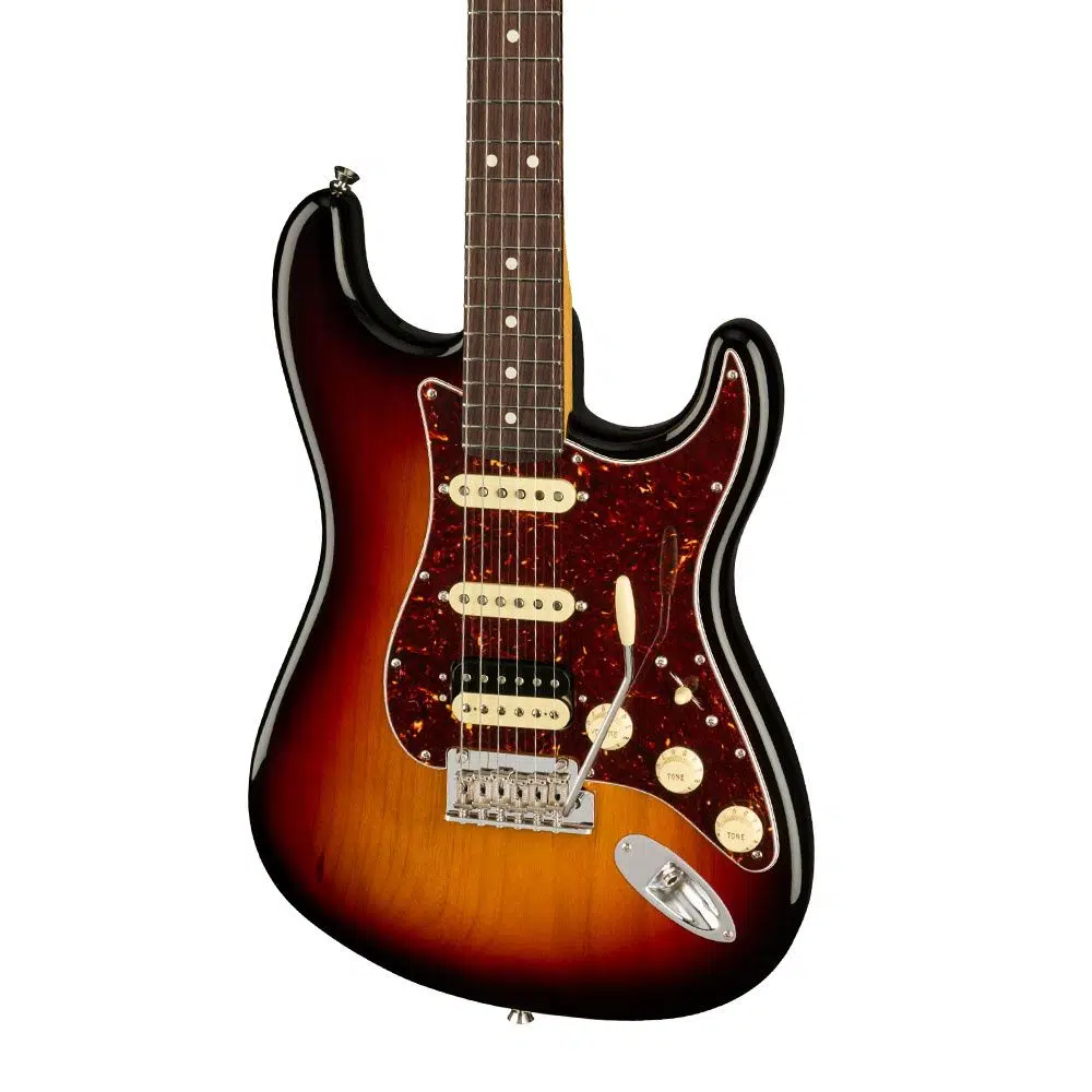 Fender American Professional II Stratocaster HSS Gülağacı Klavye 3-Color Sunburst Elektro Gitar Fender American Professional II Stratocaster HSS Gülağacı Klavye 3-Color Sunburst Elektro Gitar